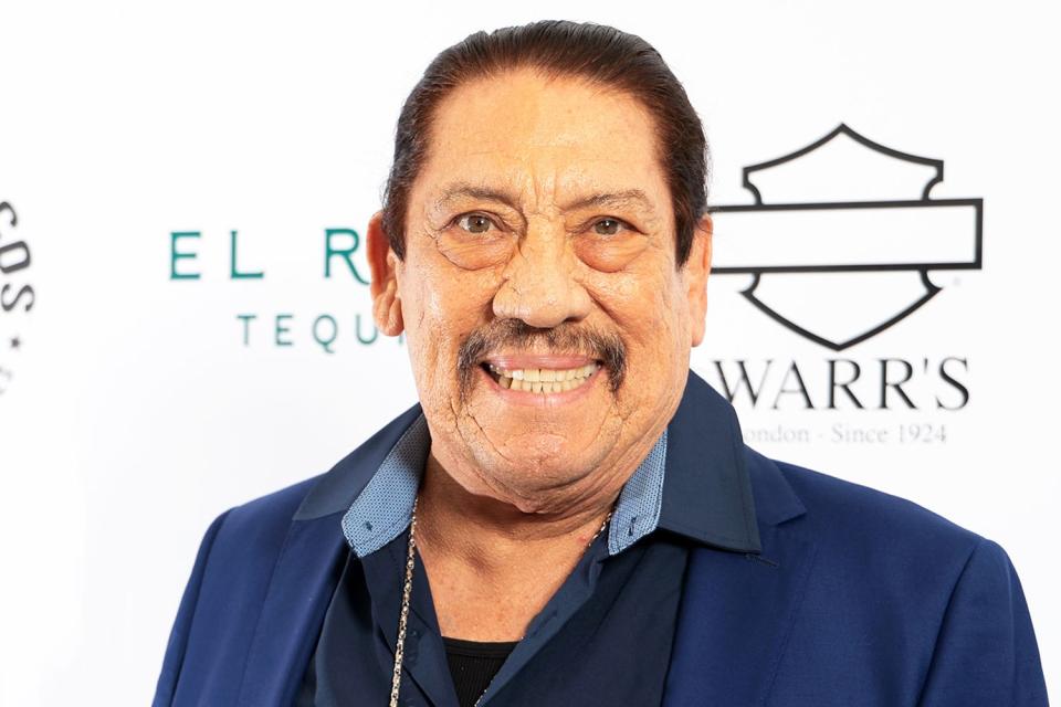 <p>Shane Anthony Sinclair/Getty</p> Danny Trejo on April 18, 2024