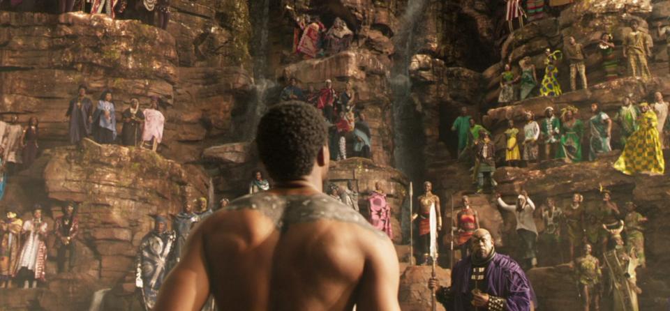 Wakanda balances high-tech with the beauty of nature (credit: Marvel Studios)