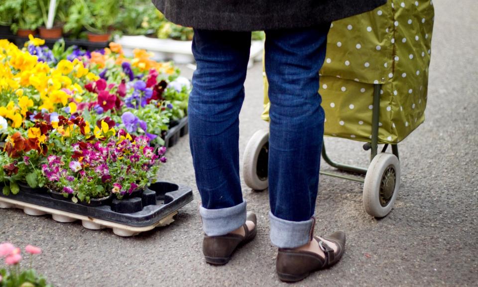 <span>Demand for the trolleys is coming from young professionals living in cities who don’t own cars and want to do the weekly shop in one go.</span><span>Photograph: Kelly Sillaste/Getty Images</span>