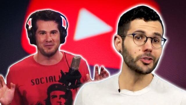 YouTube decided that Steven Crowder (left) had not violated its policies with his targeted, homophobic harassment of Carlos Maza (right). (Photo: Inside Edition CBS)