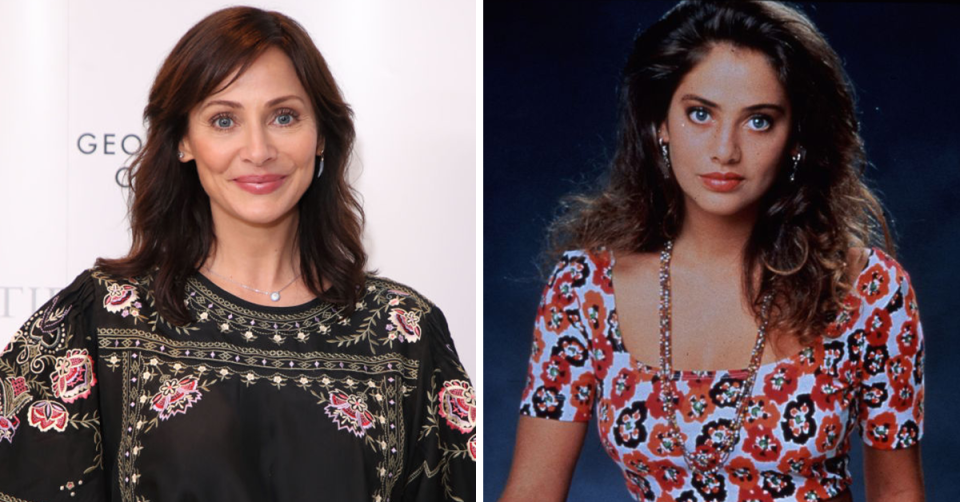 Natalie Imbruglia now and when she was on Neighbours.