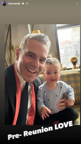 <p>Andy Cohen/Instagram</p> Andy Cohen and daughter Lucy