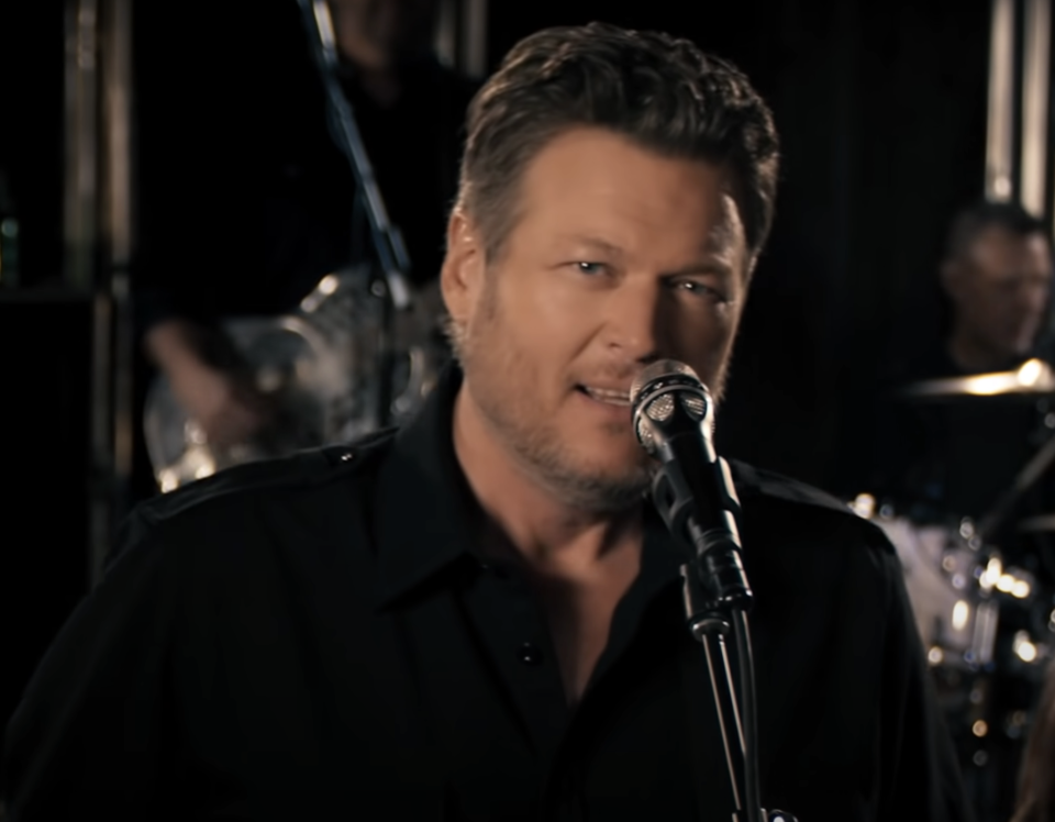 Closeup of Blake Shelton