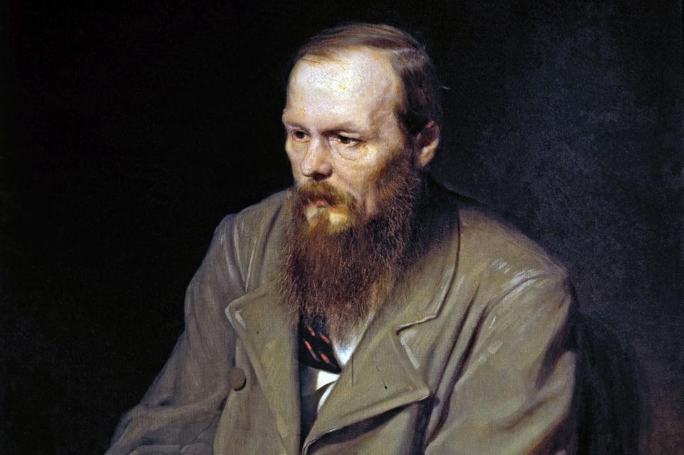 A painting of the Russian writer Fyodor Dostoyevsky