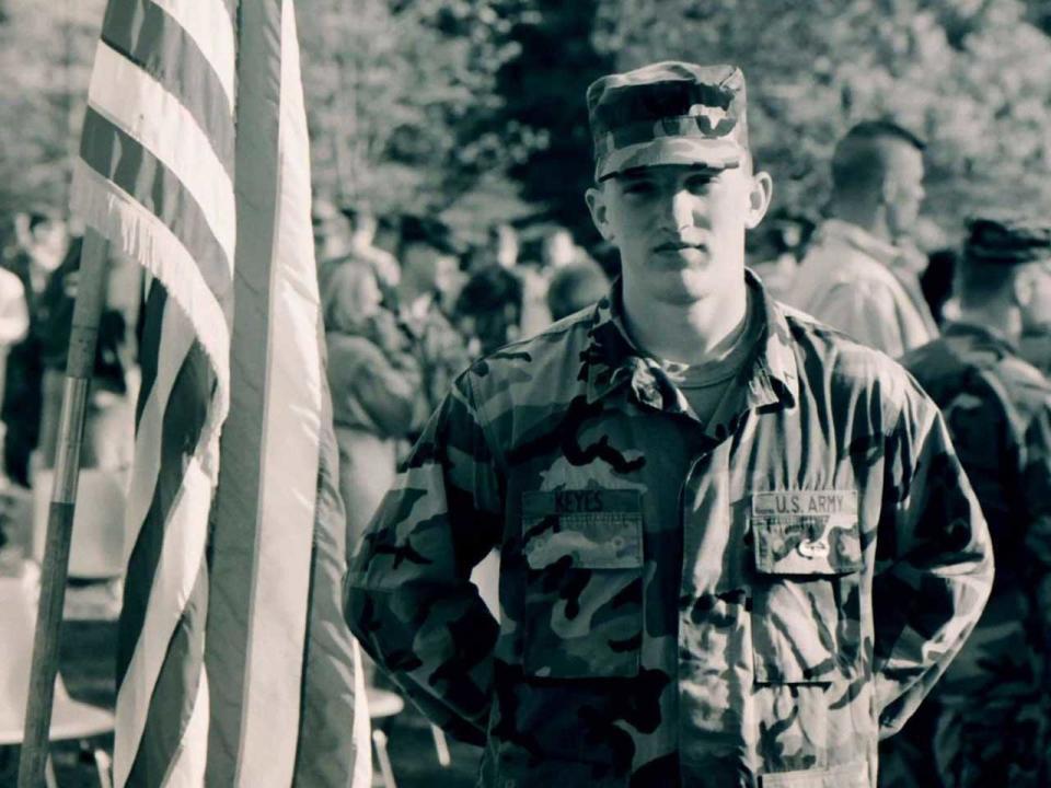 Israel Keyes in 1999 at the Air Assault School graduation, Fort Lewis, Washington. Keyes was enlisted in the U.S. Army from July 9, 1998  through July 8, 2001.  / Credit: Bret Buck