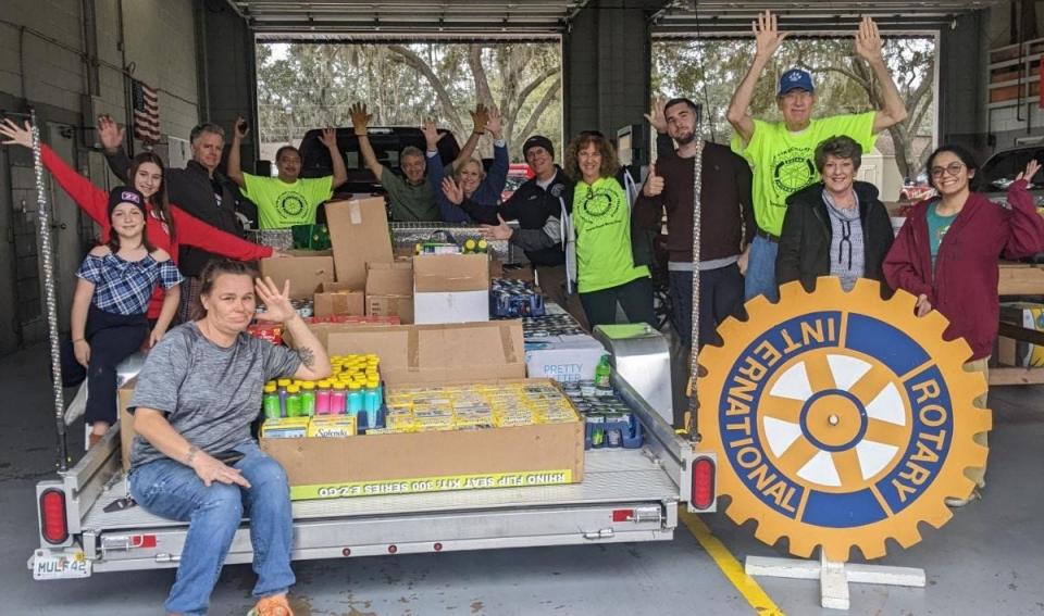 Tri County firefighters and Rotary members are coordinating a massive effort to gather provisions and funds for people in need this Saturday.