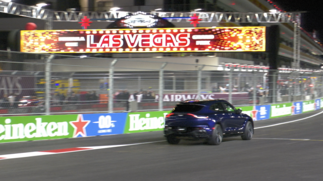 I Drove the Las Vegas F1 Grand Prix Track in a 700-HP Aston Martin