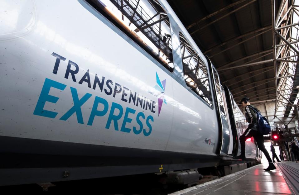 A TransPennine Express train at Leeds train station. (PA Archive)