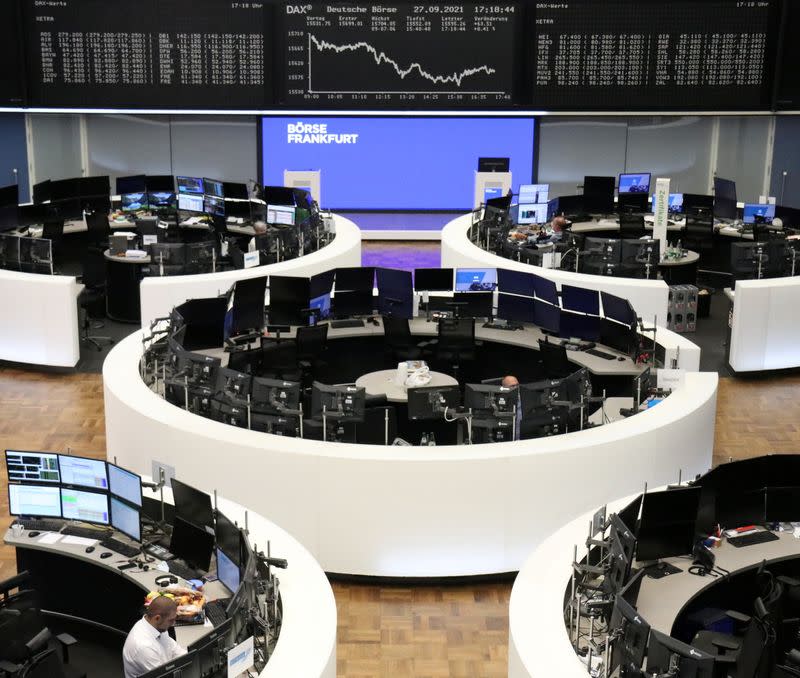 German share price index DAX graph is pictured at the stock exchange in Frankfurt