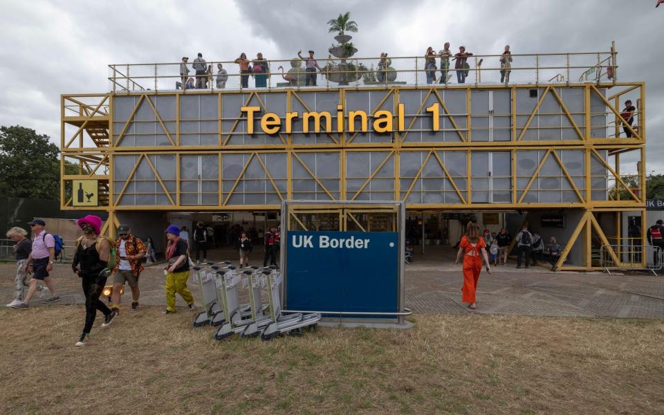 Terminal 1 at Glastonbury