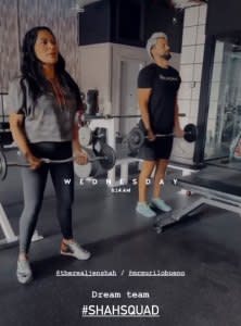 Kim Kardashian Hits The Gym With Kelly Rowland & Does Pull Ups During  Intense Workout
