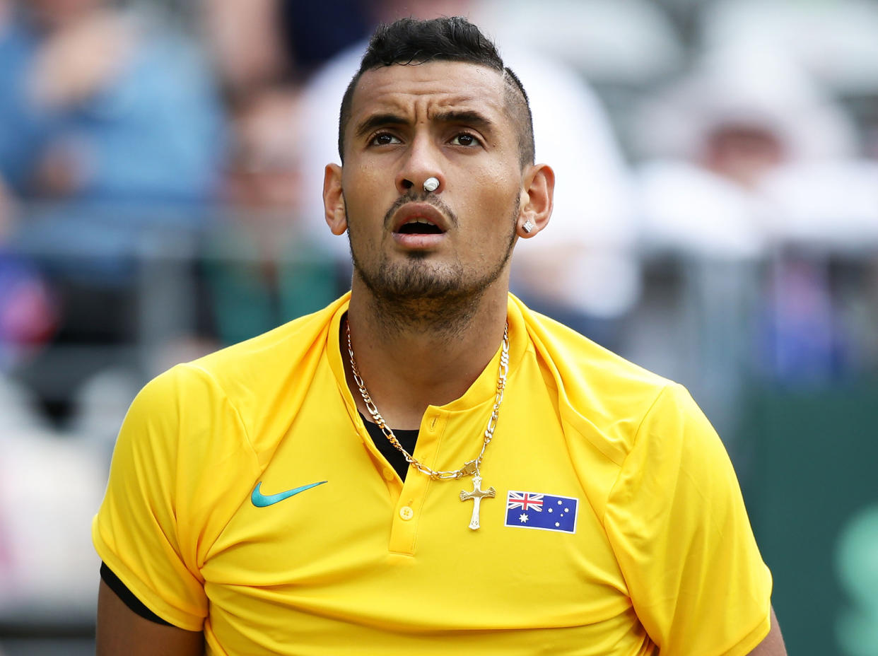 Kyrgios will spearhead Australia's charge against a strong Belgium team: Getty