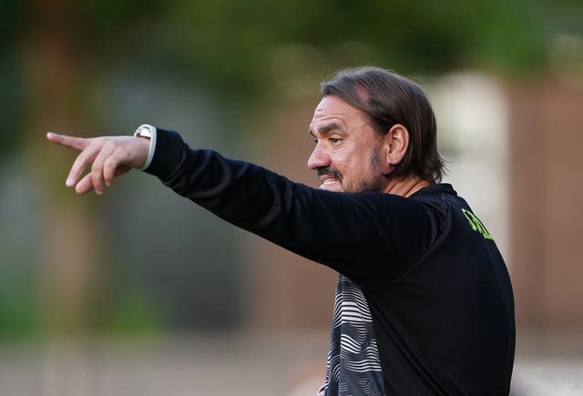 Norwich head coach Daniel Farke