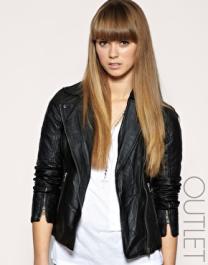 Asos leather jacket, $137.92.