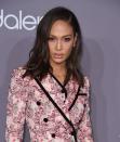 Joan Smalls attends the 2018 amfAR Gala New York at Cipriani Wall Street on February 7, 2018 in New York City