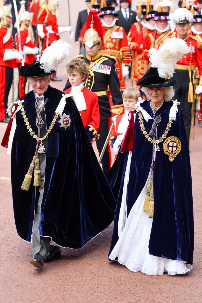 the order of the garter service at windsor castle