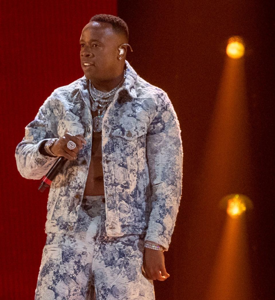 Yo Gotti performs during Yo Gotti and Friends: Birthday Bash 8 on Friday, July 15, 2022, at FedExForum. 