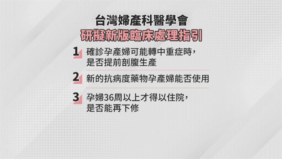 131例孕婦確診　研擬修正孕產婦臨床指引