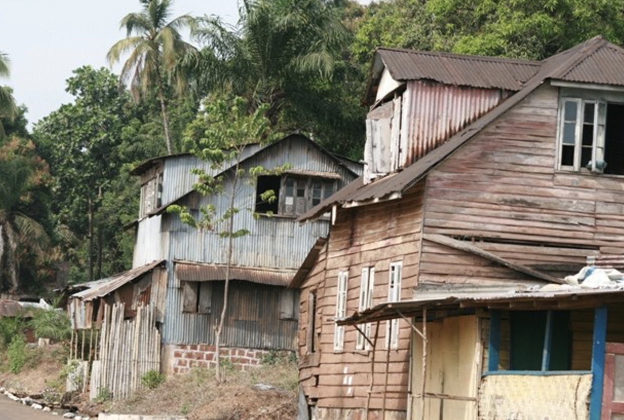 Krio House in York Village Sierra Leone
