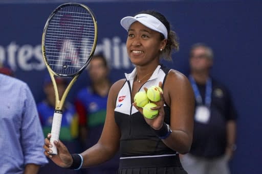 Japan's Naomi Osaka defeated Poland's Magda Linette on Thursday to reach the third round of the US Open
