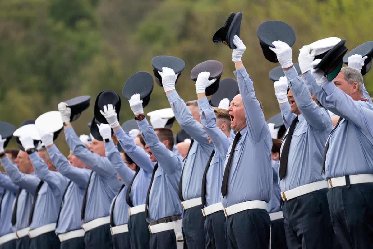 Royal Air Force personnel have been training at RAF Halton and RAF Northolt since April 27 (Joe Giddens/PA) (PA Wire)