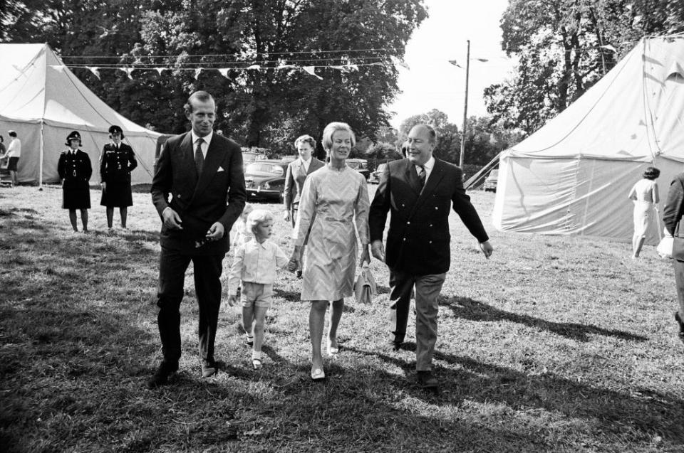 <p>The Kents brought their children George, 4, and Helen, 2, to a country fair. </p>