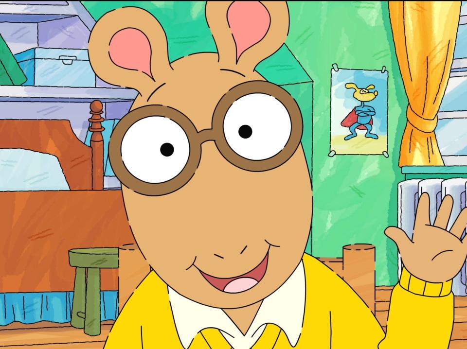 "Arthur" ran for 25 seasons on PBS.