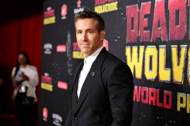 Ryan Reynolds at the 'Deadpool & Wolverine' premiere on July 22, 2024 in NYC. - Credit:  Theo Wargo/Getty Images for Disney