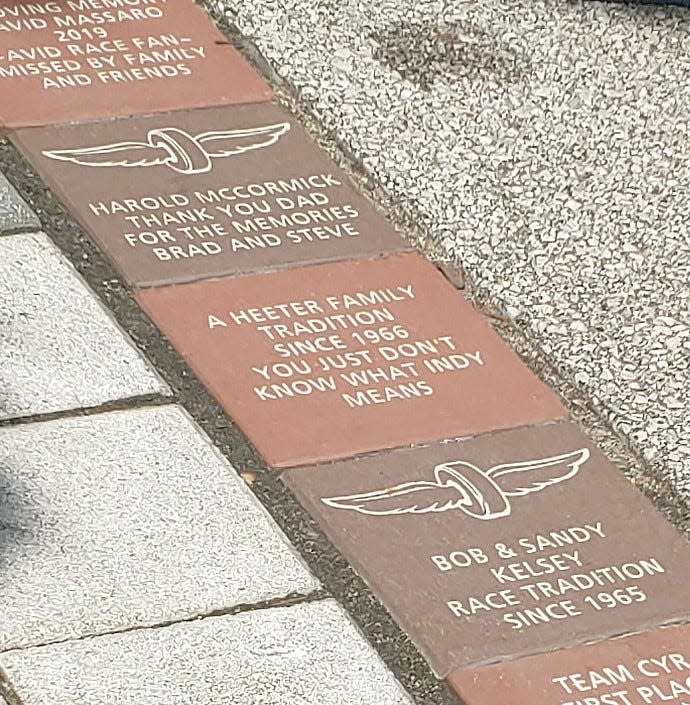 Throughout the paddock, you see personalized bricks, and you also see the special place Indy holds in many hearts of locals.