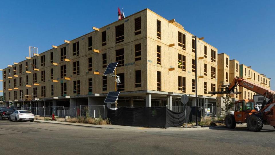 All of the apartments at 6160 W. Denton St. will be reserved for those making 80% or less of the area median income.