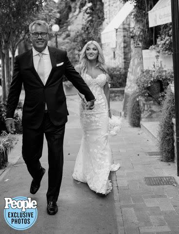 <p>Gianni Di Natale</p> Peter Cook and Alba Jancou on their wedding day