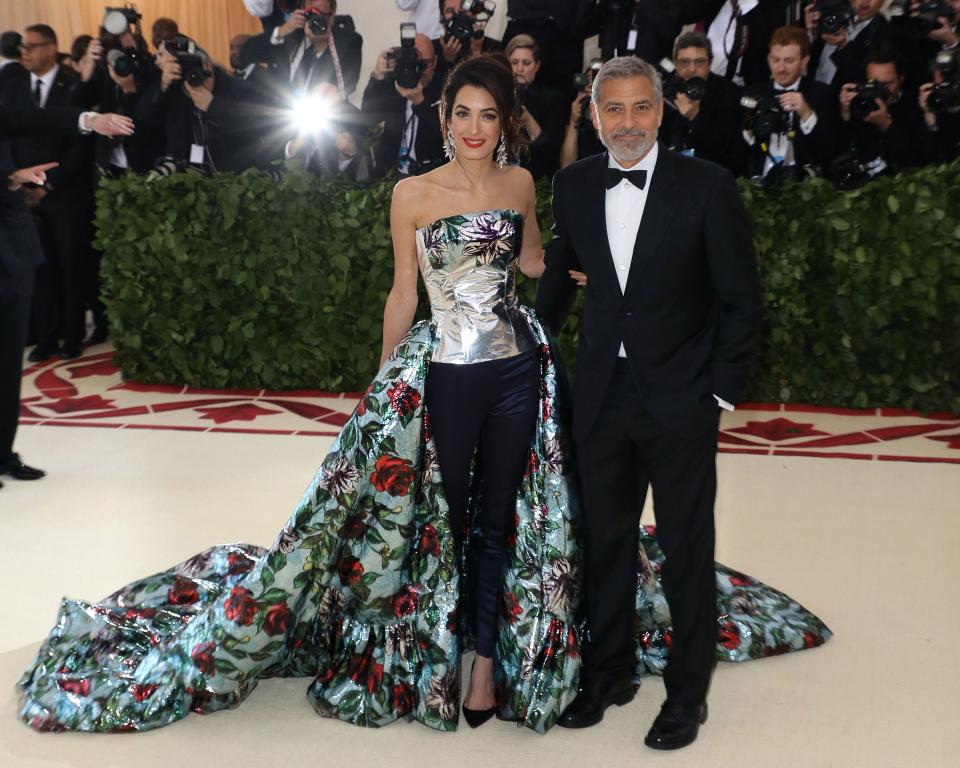 <h1 class="title">Amal Clooney in Richard Quinn, 2018</h1><cite class="credit">Photo: Getty Images</cite>