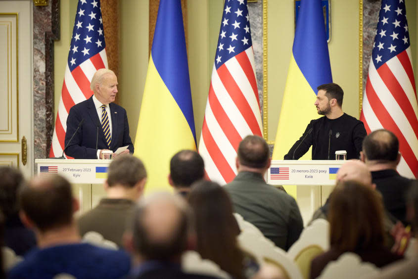 Biden and Zelensky in Kyiv