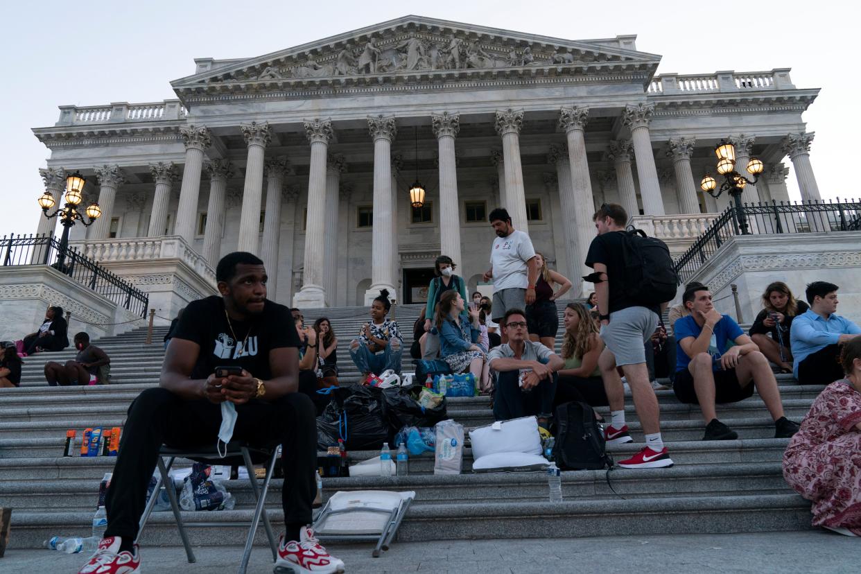 Congress Eviction Moratorium (Copyright 2021 The Associated Press. All rights reserved.)