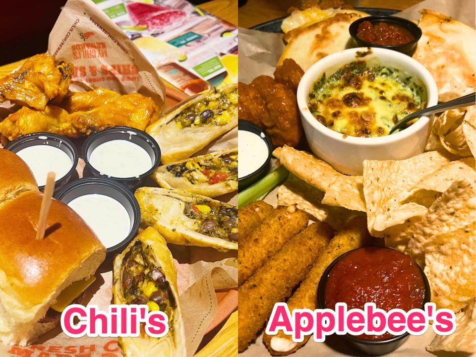 I tried the same meal at Chili's and Applebee's, and one chain knocked it out of the park.