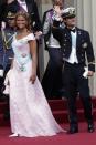 <p>Princess Madeleine and Prince Carl Philip made a stylish appearance at the wedding of Frederik, Crown Prince of Denmark.</p>