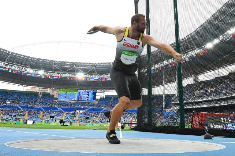 Christoph Harting's older brother, Robert, failed to qualify for the finals due to a strained back