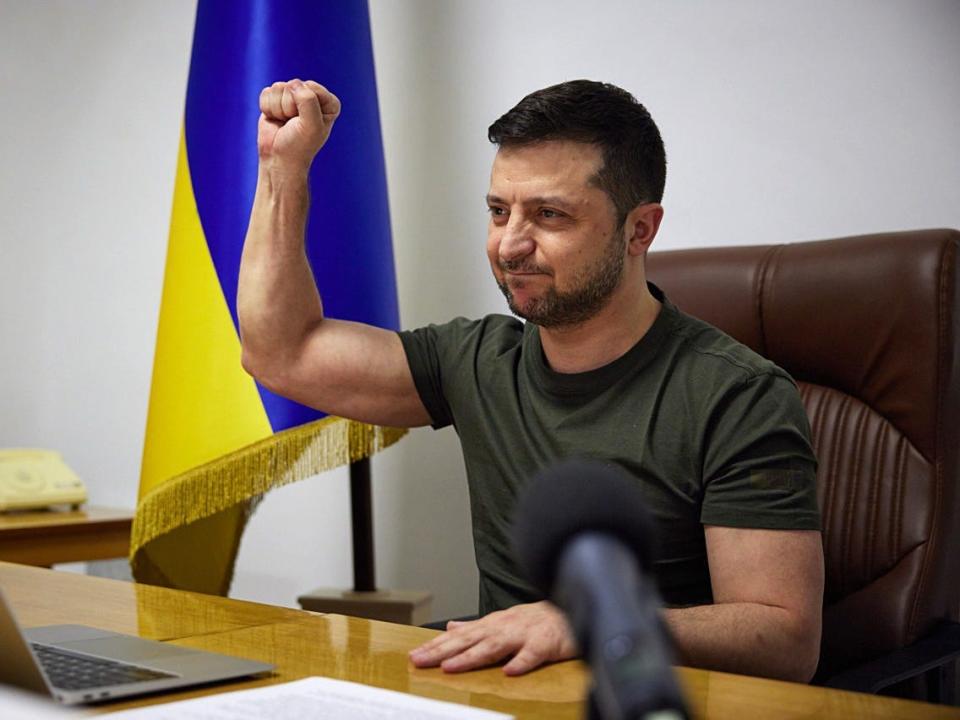 Ukrainian President Volodymyr Zelenskyy.