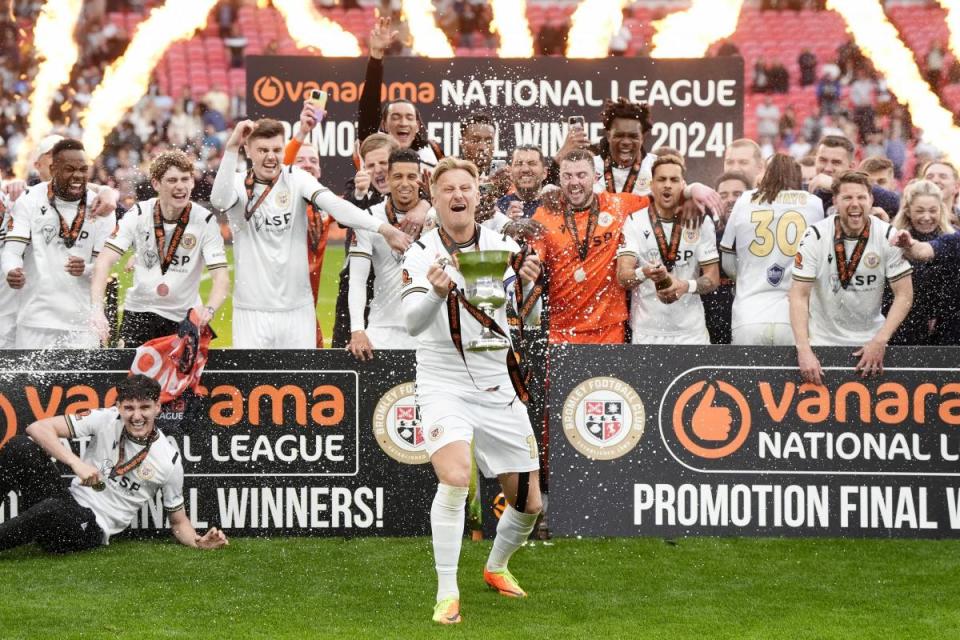 WINNERS: Bromley won the National League play-off final against Solihull Moors <i>(Image: PA)</i>