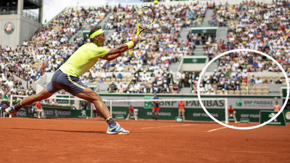 Empty seats at a Rafael Nadal match? (Photo by Tim Clayton/Corbis via Getty Images)