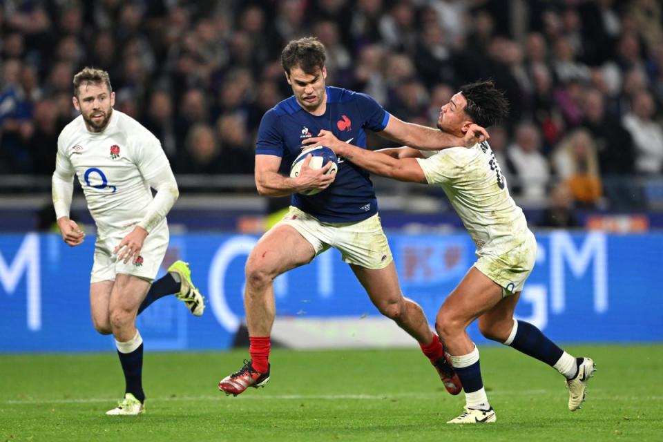 England were facing a France team full of physical strength (Getty Images)