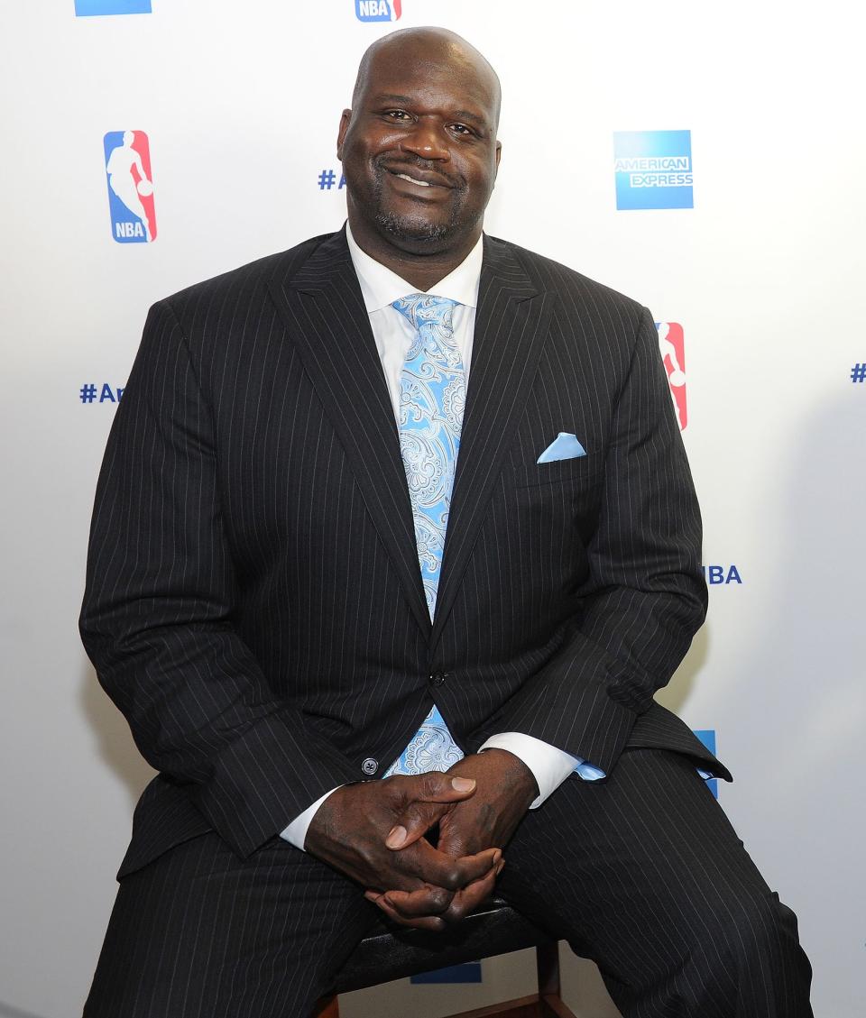 If <a href="https://people.com/tag/shaquille-oneal/" rel="nofollow noopener" target="_blank" data-ylk="slk:Shaquille O'Neal;elm:context_link;itc:0;sec:content-canvas" class="link ">Shaquille O'Neal </a>did not instantly come to mind after reading those hints, you may need your NBA fan card revoked. Fun fact: You can still stream Shaq's platinum debut album <em>Shaq Diesel</em> on <a href="https://open.spotify.com/album/2oPRn2Dp9Ytk3A4JCp5Gqw?si=ntxYBP_-SCyNP8ibNpSeaA" rel="nofollow noopener" target="_blank" data-ylk="slk:Spotify;elm:context_link;itc:0;sec:content-canvas" class="link ">Spotify</a>.