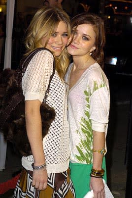 Mary-Kate Olsen and Ashley Olsen at the LA premiere of Warner Bros.' Starsky & Hutch