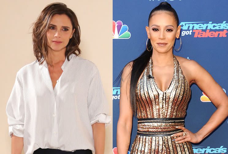 Victoria Beckham and Mel B.