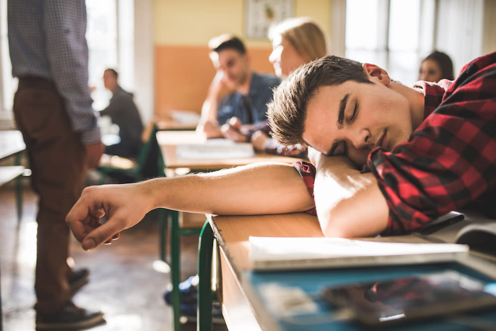 Later school start times are said to boost wellbeing and grades (Picture: Getty)