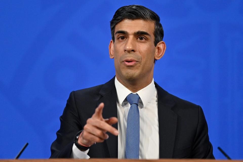 Rishi Sunak has announced a new series of sanctions against Russia’s central bank. (Justin Tallis/PA) (PA Wire)