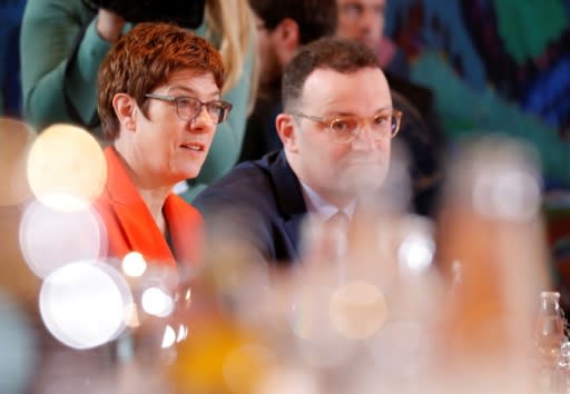 The row on the regional CDU voting alongside the AfD in Thuringia's election cost Annegret Kramp-Karrenbauer her dream of taking over from Merkel -- Health Minister Jens Spahn says their party is in crisis