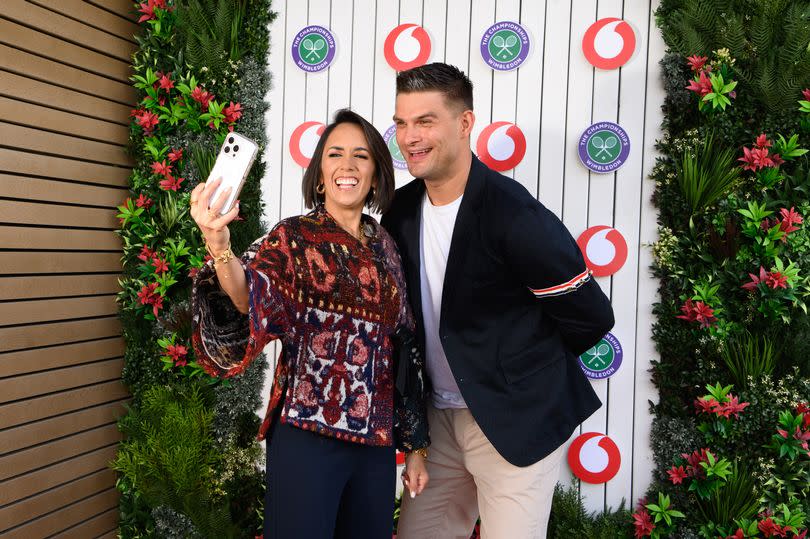 Janette Manrara and Aljaz Skorjanec