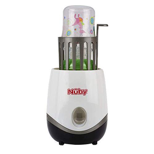 5) One-Touch 2-in-1 Electric Baby Bottle Warmer & Sterilizer