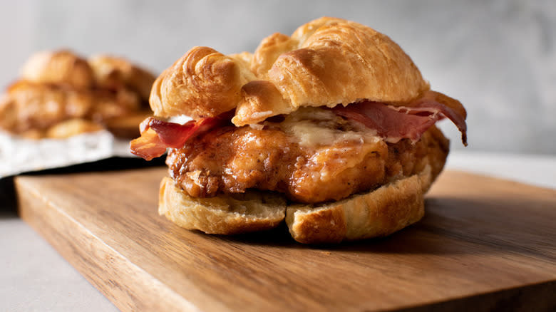 Wendy's Maple Bacon Chicken Croissant 